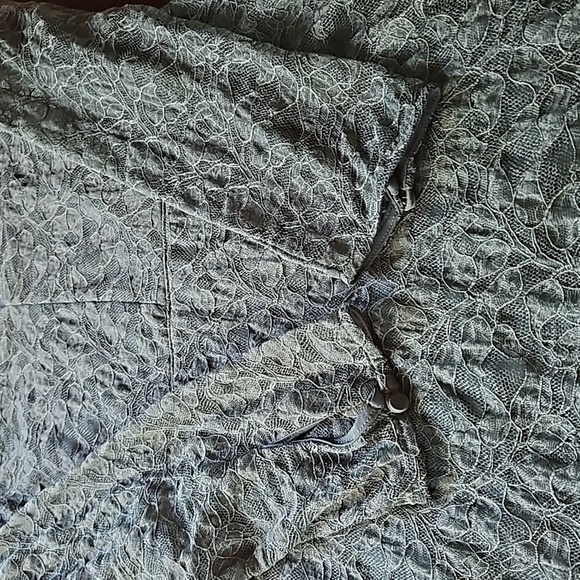 Aritzia Little Moon Jade Green Lace Overlay A-line Mini Dress Size 8 - Picture 8 of 16